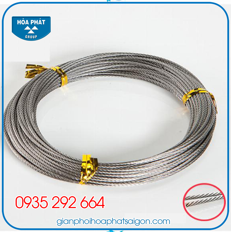 Cáp giàn phơi inox 304